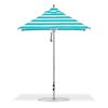 6.5 Foot Square Aluminum Market Umbrella with Marine Grade Fabric