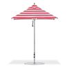 6.5 Foot Square Aluminum Market Umbrella with Marine Grade Fabric