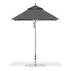 6.5 Foot Square Aluminum Market Umbrella with Marine Grade Fabric
