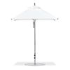 6.5 Foot Square Aluminum Market Umbrella with Marine Grade Fabric