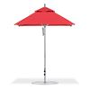 6.5 Foot Square Aluminum Market Umbrella with Marine Grade Fabric