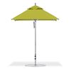 6.5 Foot Square Aluminum Market Umbrella with Marine Grade Fabric