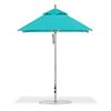 6.5 Foot Square Aluminum Market Umbrella with Marine Grade Fabric
