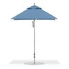 6.5 Foot Square Aluminum Market Umbrella with Marine Grade Fabric