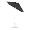6.5 Foot Square Fiberglass Market Umbrella with Auto Tilt Crank, Marine Grade Fabric