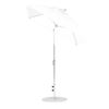 6.5 Foot Square Fiberglass Market Umbrella with Auto Tilt Crank, Marine Grade Fabric