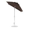6.5 Foot Square Fiberglass Market Umbrella with Auto Tilt Crank, Marine Grade Fabric