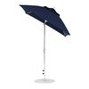 6.5 Foot Square Fiberglass Market Umbrella with Auto Tilt Crank, Marine Grade Fabric