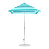 6.5 Foot Square Fiberglass Market Umbrella with Crank