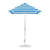 6.5 Foot Square Fiberglass Market Umbrella with Crank