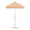 6.5 Foot Square Fiberglass Market Umbrella with Crank