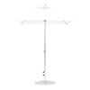 6.5 Foot Square Fiberglass Market Umbrella with Crank