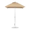 6.5 Foot Square Fiberglass Market Umbrella with Crank