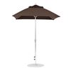 6.5 Foot Square Fiberglass Market Umbrella with Crank
