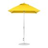 6.5 Foot Square Fiberglass Market Umbrella with Crank