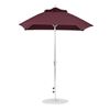 6.5 Foot Square Fiberglass Market Umbrella with Crank