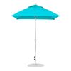 6.5 Foot Square Fiberglass Market Umbrella with Crank