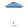 6.5 Foot Square Fiberglass Market Umbrella with Crank