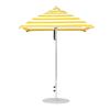 6.5 Foot Square Fiberglass Market Umbrella with Marine Grade Fabric