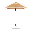 6.5 Foot Square Fiberglass Market Umbrella with Marine Grade Fabric