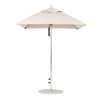 6.5 Foot Square Fiberglass Market Umbrella with Marine Grade Fabric