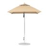 6.5 Foot Square Fiberglass Market Umbrella with Marine Grade Fabric