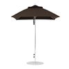 6.5 Foot Square Fiberglass Market Umbrella with Marine Grade Fabric