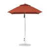 6.5 Foot Square Fiberglass Market Umbrella with Marine Grade Fabric