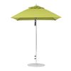 6.5 Foot Square Fiberglass Market Umbrella with Marine Grade Fabric