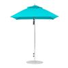 6.5 Foot Square Fiberglass Market Umbrella with Marine Grade Fabric