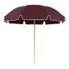 7.5 Foot Diameter Fiberglass Beach Umbrella
