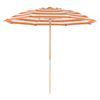 7.5 Foot Diameter Fiberglass Beach Umbrella with Acrylic Canopy