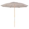 7.5 Foot Diameter Fiberglass Beach Umbrella with Acrylic Canopy