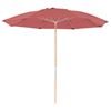 7.5 Foot Diameter Fiberglass Beach Umbrella with Acrylic Canopy