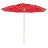 7.5 Foot Diameter Fiberglass Beach Umbrella with Acrylic Canopy