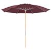 7.5 Foot Diameter Fiberglass Beach Umbrella with Acrylic Canopy