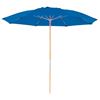 7.5 Foot Diameter Fiberglass Beach Umbrella with Acrylic Canopy