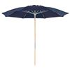 7.5 Foot Diameter Fiberglass Beach Umbrella with Acrylic Canopy