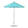 7.5 Foot Octagonal Fiberglass Market Umbrella with Crank
