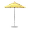 7.5 Foot Octagonal Fiberglass Market Umbrella with Crank