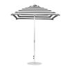 7.5 Foot Square Fiberglass Market Umbrella with Marine Grade Fabric and Crank Lift System