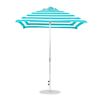 7.5 Foot Square Fiberglass Market Umbrella with Marine Grade Fabric and Crank Lift System