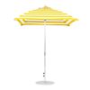 7.5 Foot Square Fiberglass Market Umbrella with Marine Grade Fabric and Crank Lift System