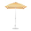 7.5 Foot Square Fiberglass Market Umbrella with Marine Grade Fabric and Crank Lift System