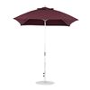 7.5 Foot Square Fiberglass Market Umbrella with Marine Grade Fabric and Crank Lift System