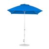 7.5 Foot Square Fiberglass Market Umbrella with Marine Grade Fabric and Crank Lift System