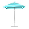 7.5 Foot Square Fiberglass Market Umbrella with Marine Grade Fabric
