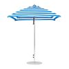 7.5 Foot Square Fiberglass Market Umbrella with Marine Grade Fabric