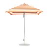 7.5 Foot Square Fiberglass Market Umbrella with Marine Grade Fabric