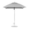 7.5 Foot Square Fiberglass Market Umbrella with Marine Grade Fabric